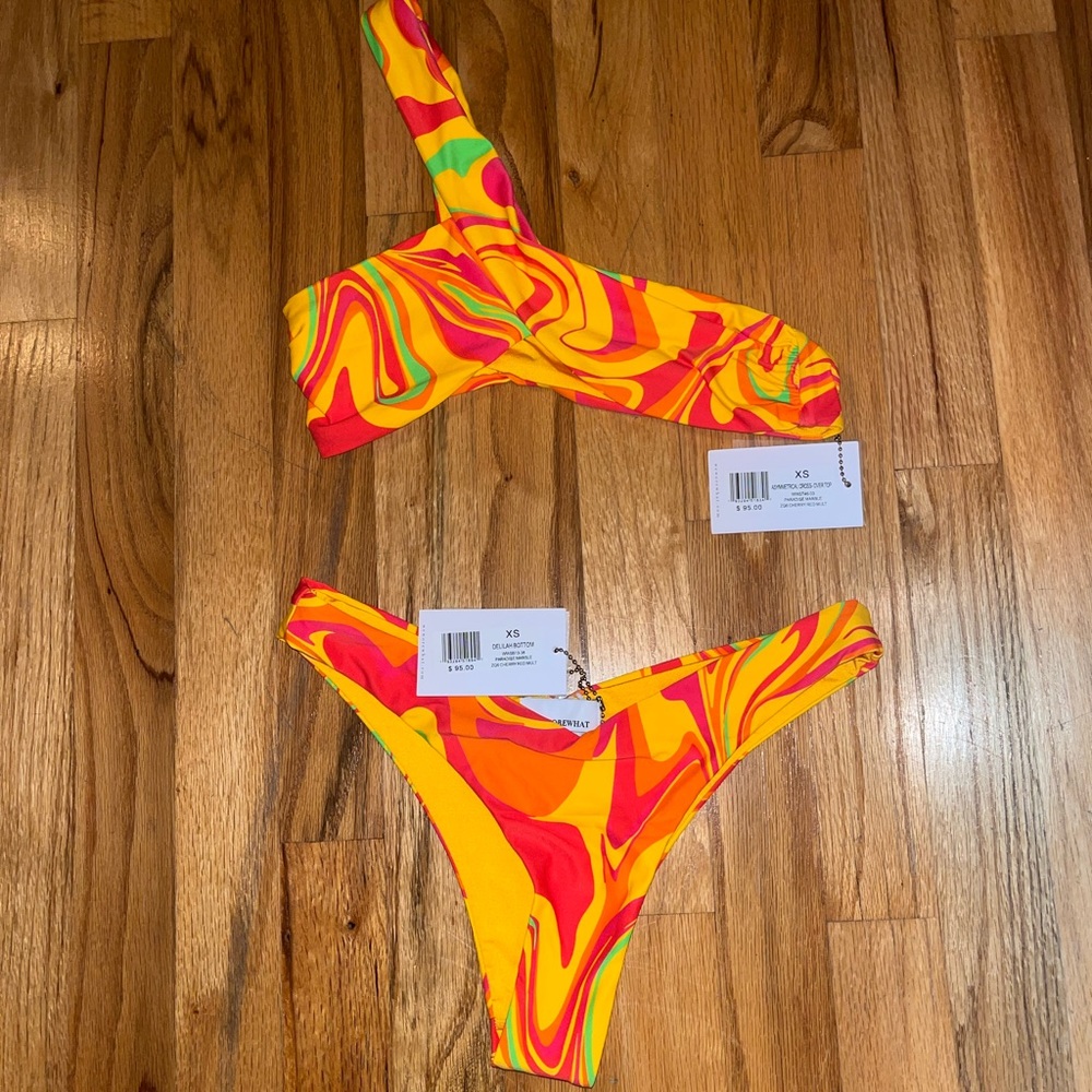 WeWoreWhat Marbled Bikini (Brand New)
